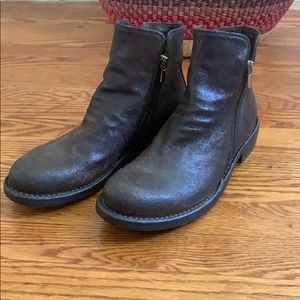 Officine Creative Mid Ankle Boot, Metallic Brown